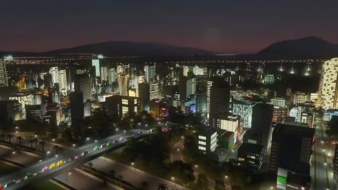 Cities: Skylines - Die Stadt bei Nacht