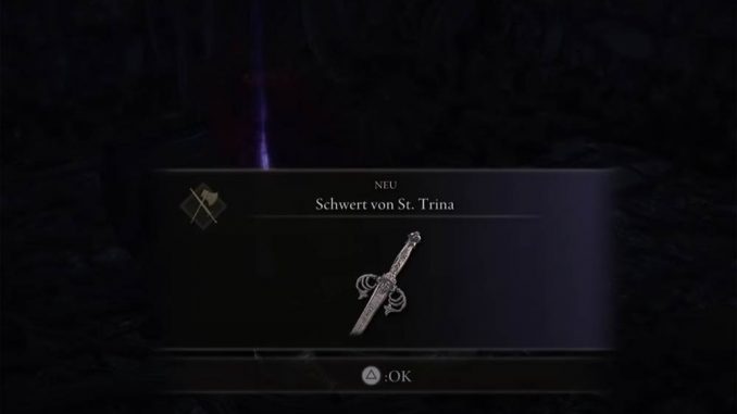 Elden Ring: Schwert von St. Trina