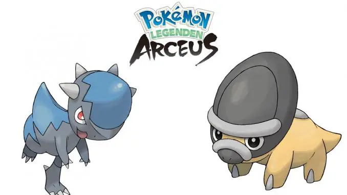 Pokémon Legenden: Arceus - Koknodon und Schilterus