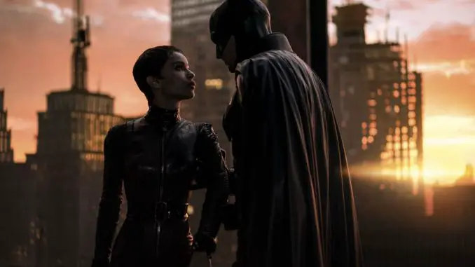 The Batman: Catwoman (Zoe Kravitz) und Batman (Robert Pattinson)