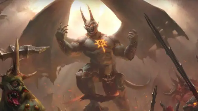 Total War: Warhammer 3 - Der Dämonenprinz ist Anführer der Chaosdämonen