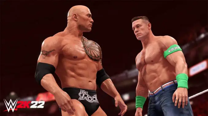WWE 2K22: The Rock und John Cena