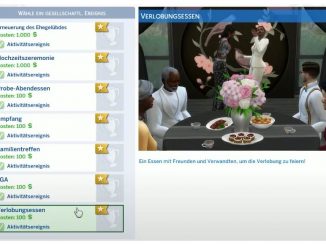 Die Sims 4 - Verlobungsessen