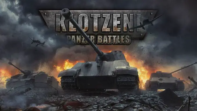 Klotzen! Panzer Battles - Key Art
