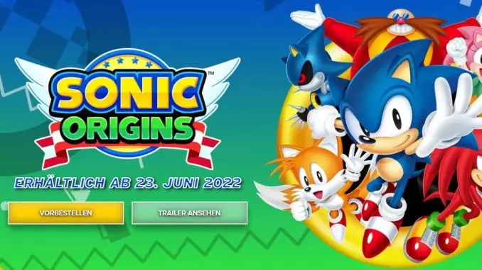 Sonic Origins - Key Art