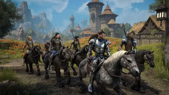 Elder Scrolls Online - Ritter zu Pferd in Hochinsel