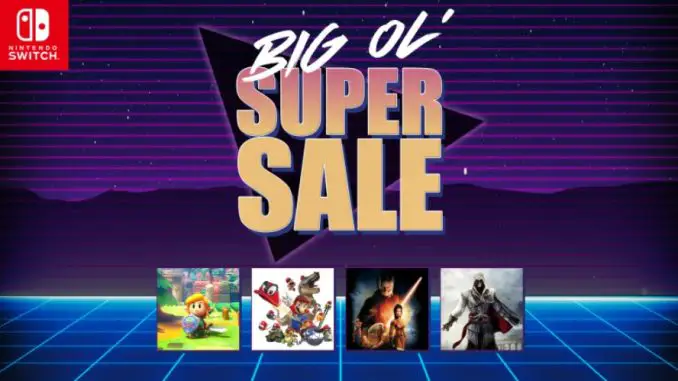 Nintendo Switch Big Ol Super Sale - Key Art