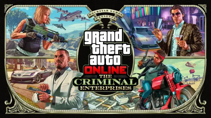 GTA Online: The Criminal Enterprises - Key Art