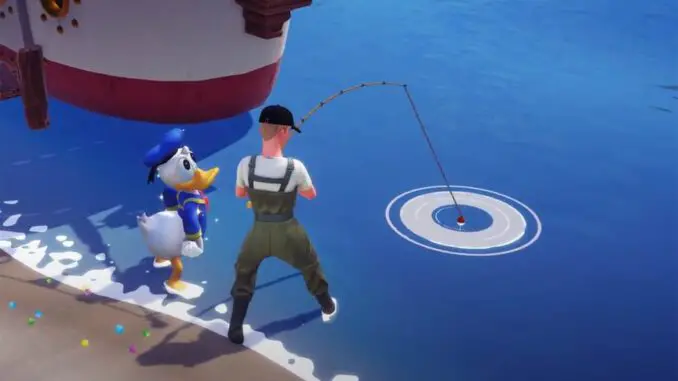 Disney Dreamlight Valley - Ein fischiger Streit, angeln mit Donald