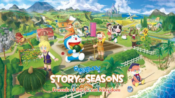 Doraemon Story of Seasons: Friends of the Great Kingdom - Key Art