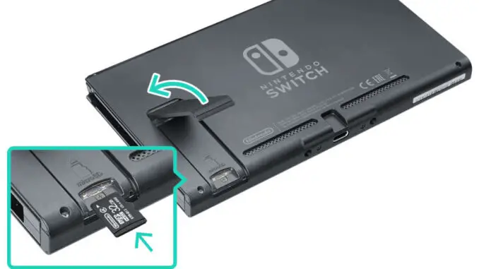 Nintendo Switch - Micro-SD-Steckplatz