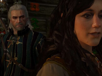 The Witcher 3 - Geralt und die Kräuterfrau Tomira
