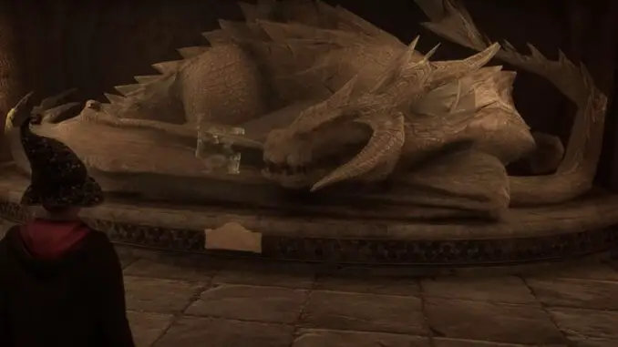 Hogwarts Legacy - Statue des schlafenden Drachen