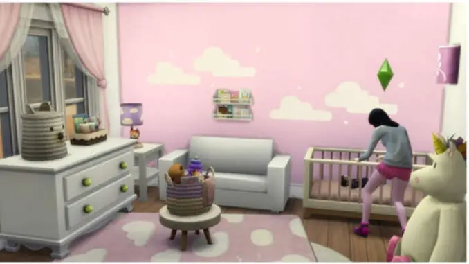 Sims 4 - Kinderbett