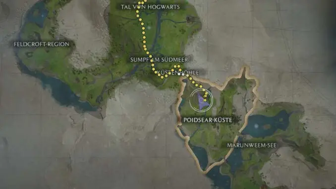 Hogwarts Legacy - Weg zur Poidsear-Küste