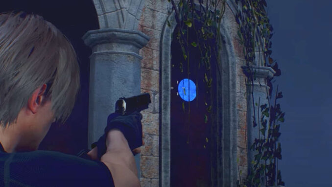 Resident Evil 4 Remake - blaues Medaillon in der Burg