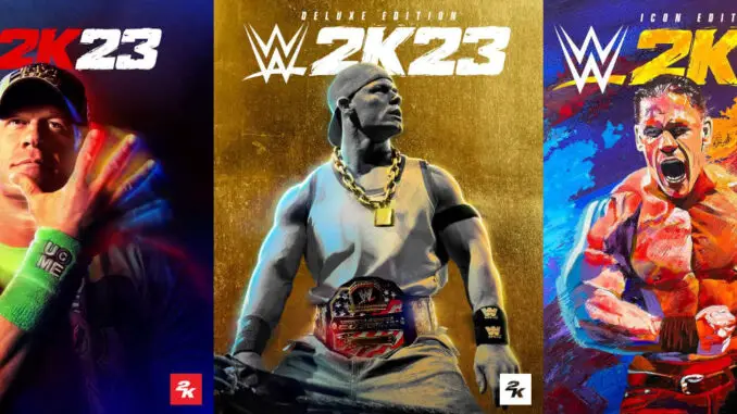 WWE 2K23 - Cover Slate Key Art