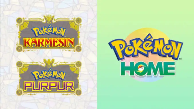 Pokémon Karmesin und Purpur mit Pokémon Home verbinden