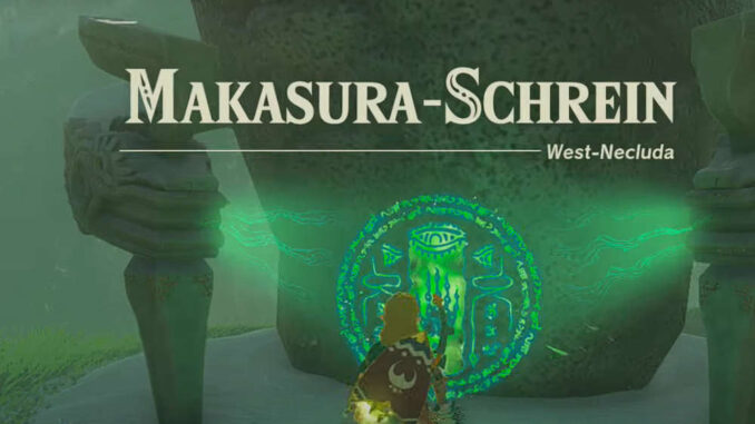 Zelda: Tears Of The Kingdom - Makasura-Schrein