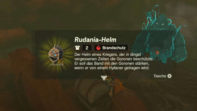 Zelda: Tears Of The Kingdom - Rudania-Helm