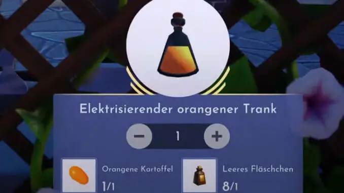 Disney Dreamlight Valley - Elektrisierender orangener Trank