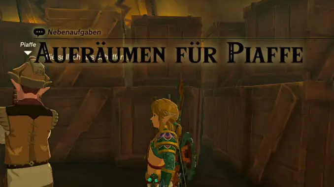 Zelda: Tears Of The Kingdom - Aufräumen für Piaffe