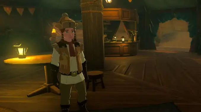 Zelda: Tears Of The Kingdom - Piaffe in Das Bild im Stall der Schlucht