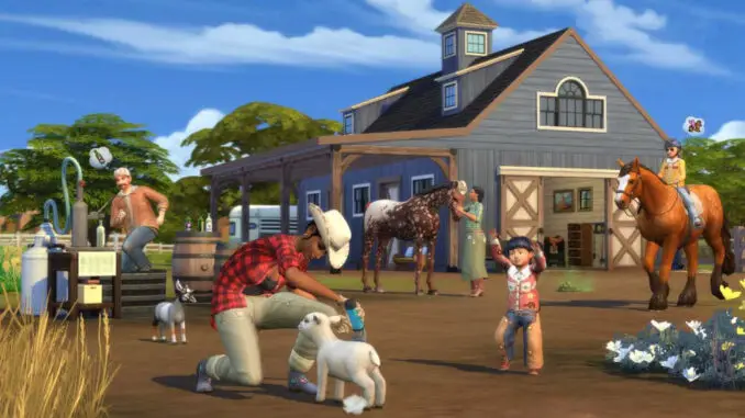Die Sims 4 - Mit der Erweiterung Pferderanch kann man auch ein Einhorn erhalten