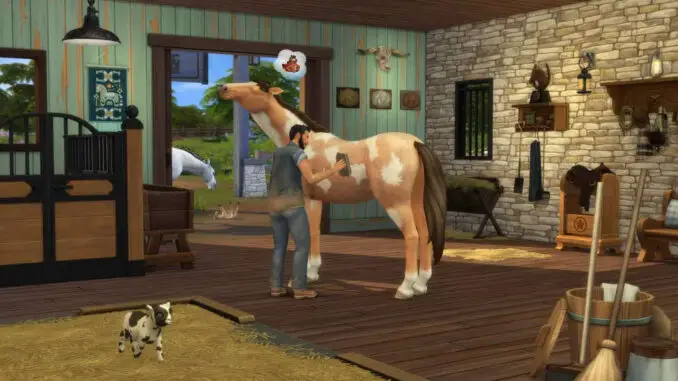 Die Sims 4 - Pferde liefern Pferdemist