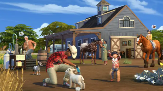 Die Sims 4 - Ranch-Tiertag