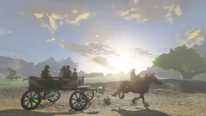 Zelda: Tears of the Kingdom - Pferde benötigen einen Stall oder eine Pferdestation