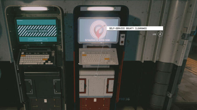 Starfield - An diesem Automaten kann das eigene Kopfgeld bezahlt werden