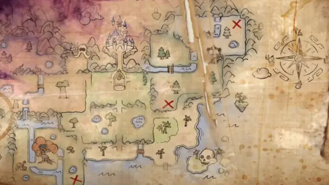 Disney Dreamlight Valley - Schatzsuche Teil 2 Karte