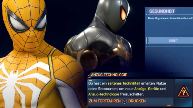 Spider-Man 2 - Anzug-Technologie