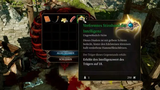 Baldur's Gate 3 - verformtes Stirnband der Intelligenz