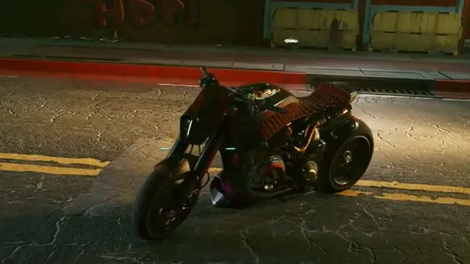 Cyberpunk 2077 - Jackies Motorrad